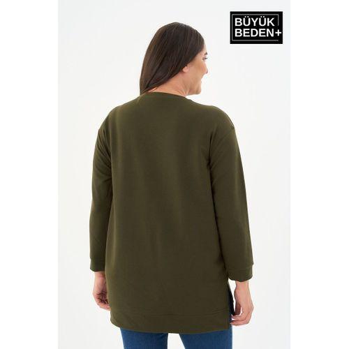 Kadın Tunik Büyük Beden  Sweatshırt SPR26BTK950