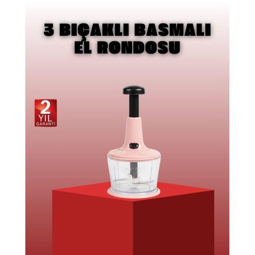 Manuel Sebze Rondosu Pratik Bas Kes Doğrayıcı