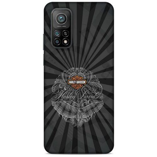Xiaomi Mi 10T Pro 5G Uyumlu Kılıf Motorsiklet (40) Fit Silikon Kılıf Harley