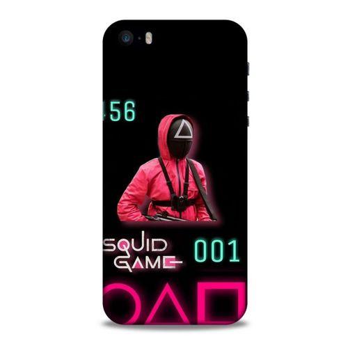 Apple iPhone SE Uyumlu Kılıf Squid Game (25) Antişok Kapak Yon