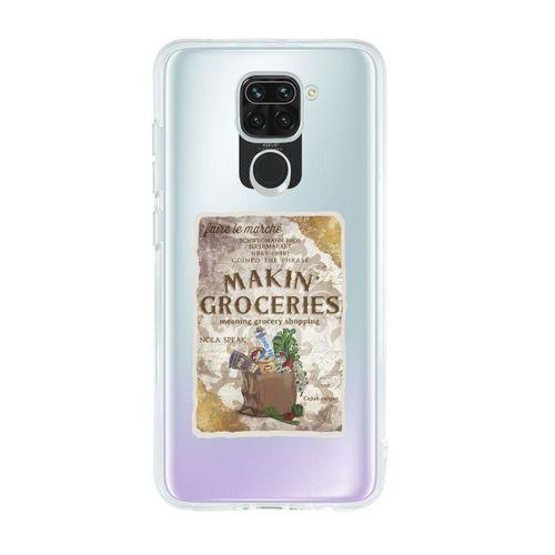 Xiaomi Redmi Note 9 Makin Groceries Premium Şeffaf Silikon Kılıf