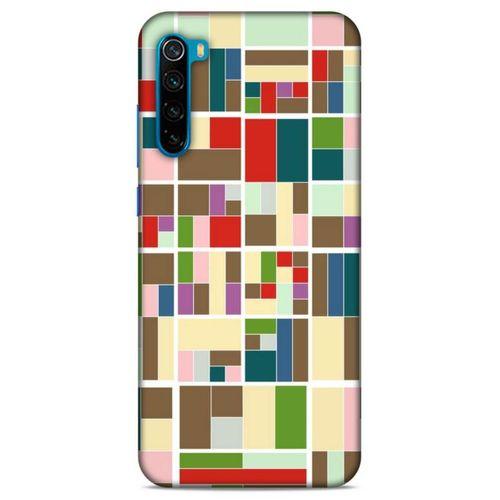Lopard Xiaomi Redmi Note 8T Uyumlu Kılıf Soyut Sanat (47) Baskılı Crystal Flex Kılıf