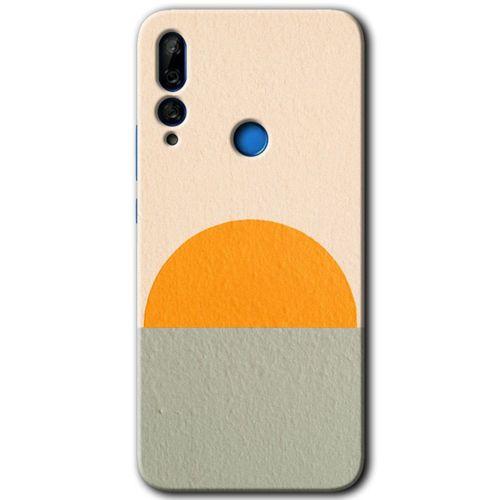 MRCİLETİSİM Huawei Y9 Prime 2019 Kılıf HD Desen Baskılı Arka Kapak + Temperli Cam - Color Wall