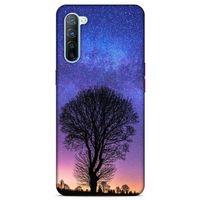 Lopard Oppo Reno 3 Uyumlu Kılıf Gece'S (29) Arka Koruma Kılıfı Ağaç