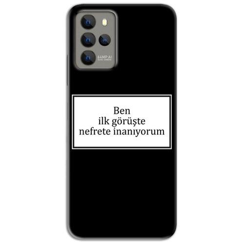 Omix X700 Kılıf HD Yazı Baskılı Silikon Arka Kapak - Yazı 13