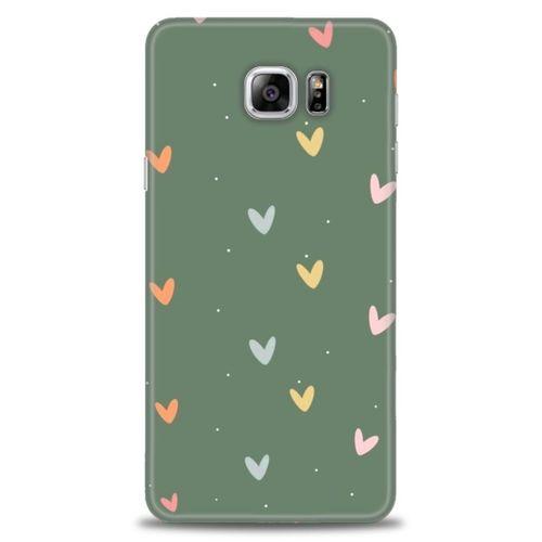 Samsung Galaxy Note 5 Kılıf HD Baskılı Kılıf - Soft Kalpler + Tam Ekran Koruyucu