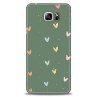 Samsung Galaxy Note 5 Kılıf HD Baskılı Kılıf - Soft Kalpler + Tam Ekran Koruyucu