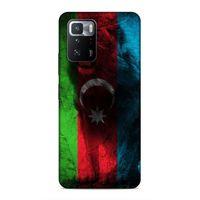 Xiaomi Poco X3 GT Uyumlu Kılıf Azarbaijan (35) Fit Design Kılıf Bayrak Aslanlı