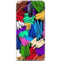 Oppo RX17 Pro Kılıf HD Baskılı Kılıf - Karalama + Tam Ekran Koruyucu