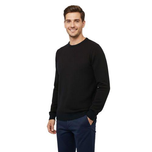 Erkek Sıfır Yaka Kazak Petek Örgü Klasik Kalıp 5214C BGL-ST05022