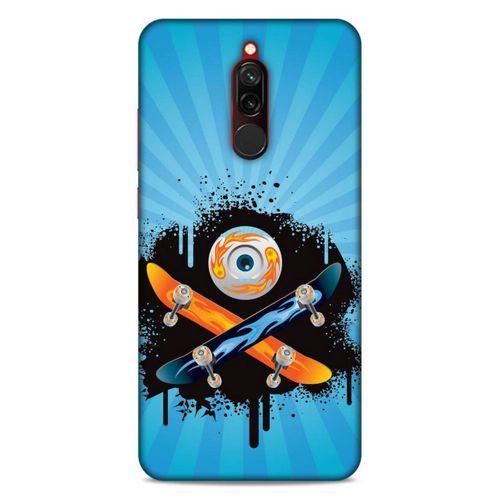 Lopard Xiaomi Redmi 8 Uyumlu Kılıf Tattoo's (13) Silikon Kap Snowboard