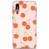 Samsung Galaxy A2 Core Kılıf HD Baskılı Kılıf - Büyük Kirazlar + Tam Ekran Koruyucu