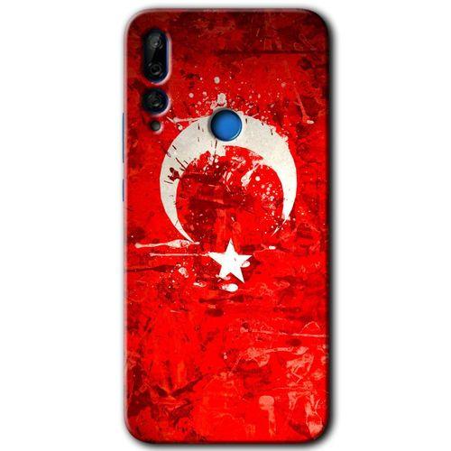 MRCİLETİSİM Huawei Y9 Prime 2019 Kılıf Kapak - Albayrak 2 +Hayalet Ekran Yandan Gözükmez