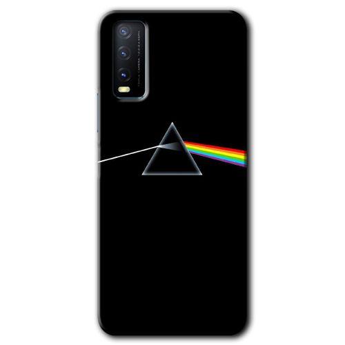 Vivo Y11s Kılıf HD Desen Baskılı Arka Kapak + Temperli Cam - Dark Side