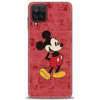 Samsung Galaxy M12 Kılıf HD Baskılı Kılıf - Kırmızı Mickey + Tam Ekran Koruyucu