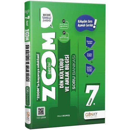 7. Sınıf Zoom Serisi Din Kültürü ve Ahlak Bilgisi Soru Bankası Günay Yayınları
