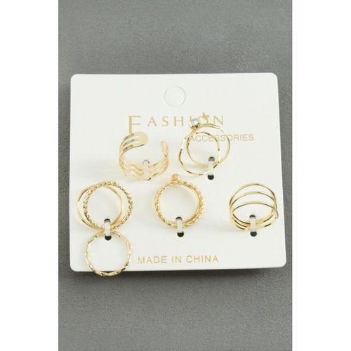 5 Adet Karışık Lüks Eklem Yüzük