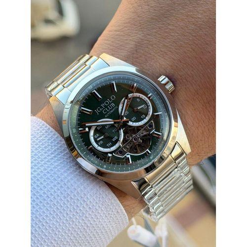 JG.Polo Club Otomatik Mekanizma İtalyan Tasarım Bileklik 5Atm Suya Dayanıklı Erkek Kol Saati 04102.3