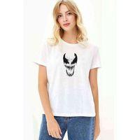 VENOM Baskılı Beyaz Kadın Tshirt