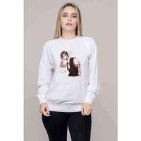 Anime Tokyo Ghoul Anteiku Baskılı Beyaz Kadın Sweatshirt