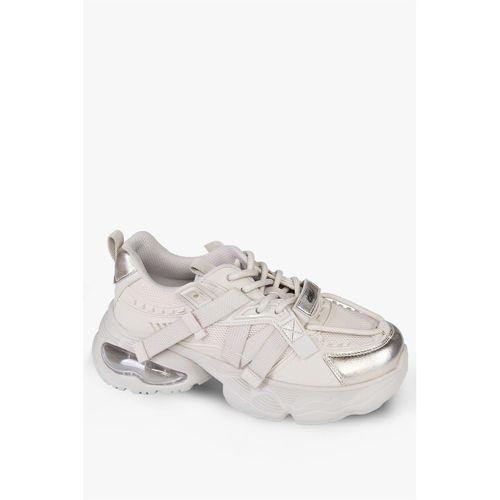 Hammer Jack Rajin Kadın Krem Spor Ayakkabı