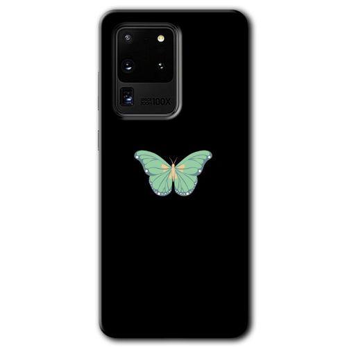 Galaxy S20 Ultra Kılıf HD Desen Baskılı Arka Kapak - Butterfly Tree