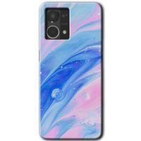 Oppo Reno 7 4G HD Baskılı Kılıf + 9D Tam Ekran Koruyucu - Art Design 38