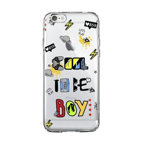 iPhone 6 Plus Cool It Be Boy Premium Şeffaf Silikon Kılıf
