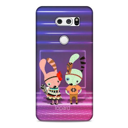 LG K40S Kılıf FunnyMaX (4) Koruma Kılıfı Mor Pembe