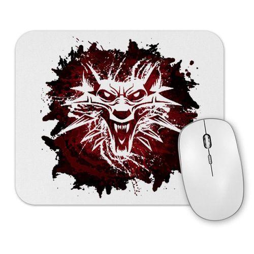 The Witcher Wolf Silhouette Mouse Pad