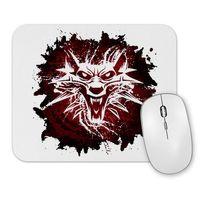 The Witcher Wolf Silhouette Mouse Pad