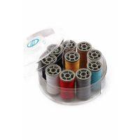 Zümrüt No:120 , %100 Polyester Dikiş Ipliği Kaliteli 10 Adet Farklı Makara Ip Royaleks-13073