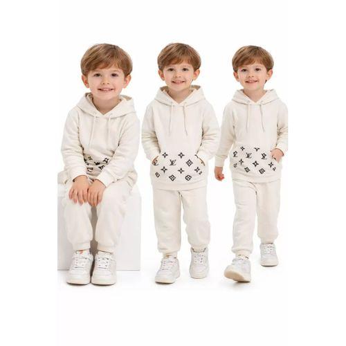 2-5 Yaş Kapşonlu Cep Detaylı 2 Li Çocuk Takımı