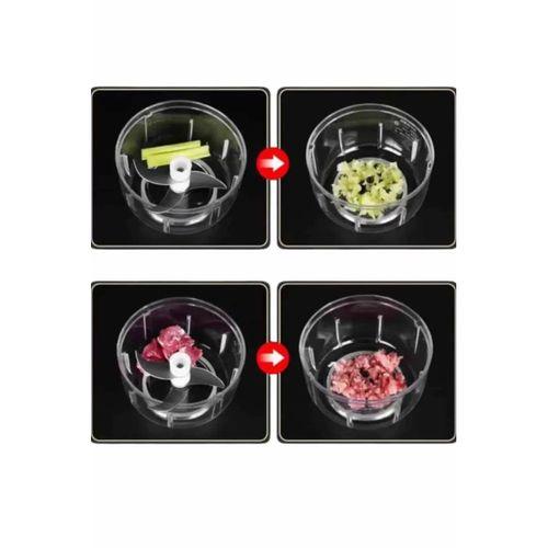 Şarjlı Mini El Rondosu Doğrayıcı Taşınabilir 250 Ml Çelik Bıçaklı