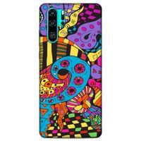 Lopard Huawei P30 Pro Uyumlu Kılıf Soyut Sanat (23) Baskılı Ultra Koruma Kılıfı