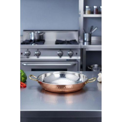 Turna Bakır Çelebi Tava 2 No 16 Cm El Dövme Kırmızı Turna7572-1