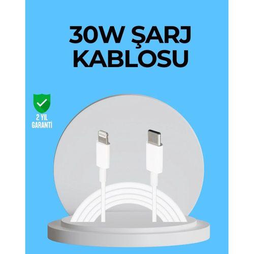 Dayanıklı Tpe Lightning Kablo – 30w Hızlı Şarj Ve Veri Transferi