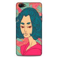 Lopard Oppo A79 Uyumlu Kılıf Sürreal Yüzler ♀ (44) Tough Armor Kılıf Desenli