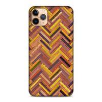 Lopard Apple Iphone 11 Pro Uyumlu Kılıf Wood'X (39) Liquid Crystal Kılıf Baskılı