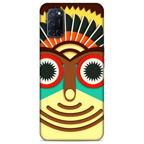 Lopard Oppo A72 Uyumlu Kılıf Soyut Sanat (3) Baskılı Kapak