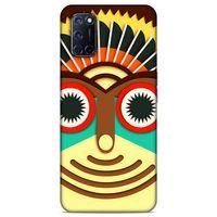 Lopard Oppo A72 Uyumlu Kılıf Soyut Sanat (3) Baskılı Kapak