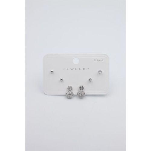 Çoklu Set Küpe - Gümüş