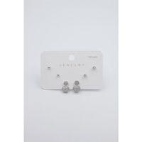 Çoklu Set Küpe - Gümüş