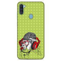 Animax Bereli Maymun Samsung Galaxy A11 Kılıf Desenli Silikon