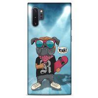 Samsung Galaxy Note 10 Plus Kılıf Köpek Kıyafetleri (4) Koruma Kılıfı Bulldog Fular