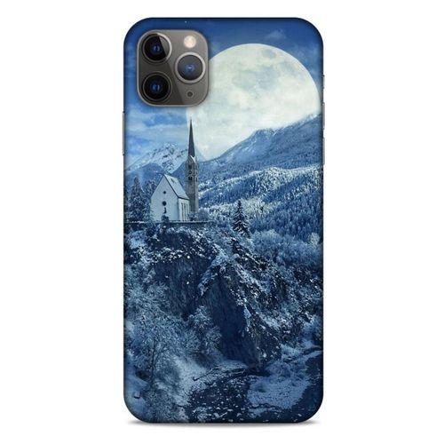 Apple Iphone 11 Pro Max Kılıf Snowix (49) Ultra Silikon Kılıf Beyaz Mavi