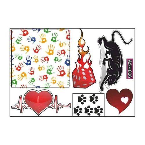 SEVGENT A5 Sticker 010 Tek Paket Çoklu