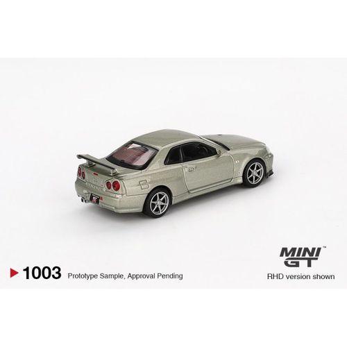 Mini GT Nissan Skyline GT-R (R34) V-Spec II Nür Millenium Jade 1003