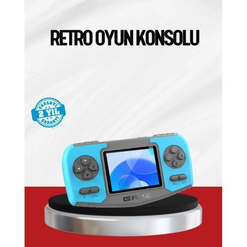 El Tipi Retro Oyun Konsolu Çocuklara Özel Portatif Oyun Makinesi