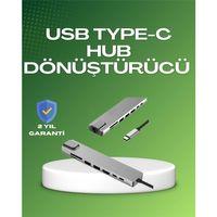 Seyahat Dostu 8‑in‑1 Hub – Şarj & Veri & Video & Ağ İçin Eksiksiz Çözüm